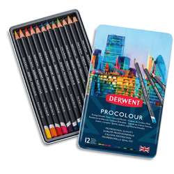 Coffrets en métal de crayons Procolour Derwent