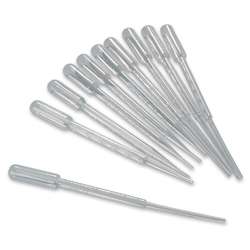 Lot 10 pipettes 3 ml O'Color