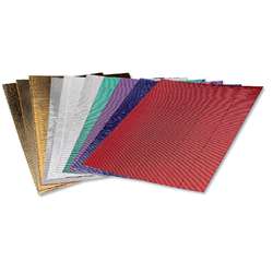 Bastel-Wellpappe metallic, Sortiment