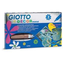 Etui de feutres GIOTTO Decor Metal