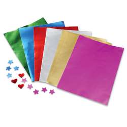 Alu-Bastelfolie, DIN A4, 100 Blatt farblich sortiert