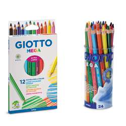 GIOTTO - Crayon gras de couleur Multicolore, 24 …