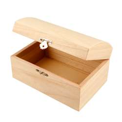 Coffre trésor en bois