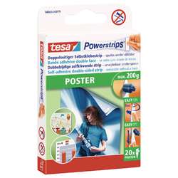 tesa Powerstrips® Poster doppelseitiges Klebeband