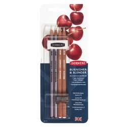 Lot de 4 crayons  illuminateurs + mélangeurs Blender Derwent