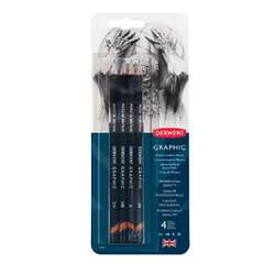 Lot de crayons graphite Derwent, moyen