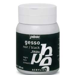 Gesso noir opaque Pébéo