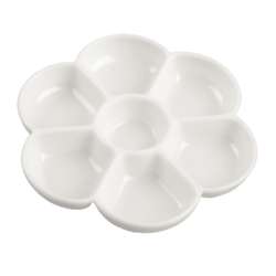 Palette fleur en plastique
