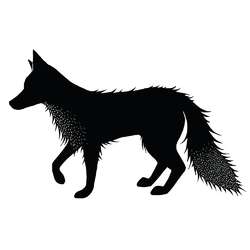 Tampons Lavinia Stamps, renard marchant