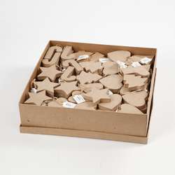 Weihnachtsanhänger aus Pappmaché