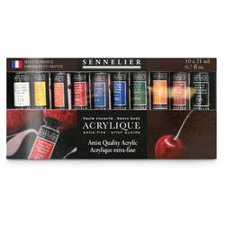 SENNELIER extrafeine Acrylfarben 10er-Set