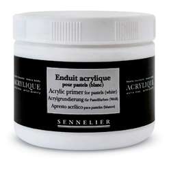 Enduit acrylique Sennelier pour pastels (blanc) 500ml
