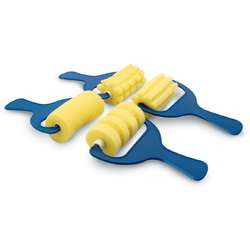 Rouleaux mousse fantaisie à structure