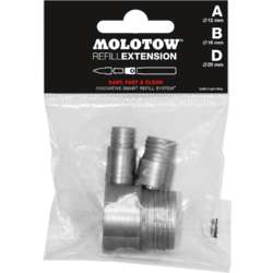 Sachet de rallonges pour recharger MOLOTOW™ série A/B/D