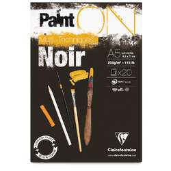 Papier à dessin noir Paint'ON CLAIREFONTAINE