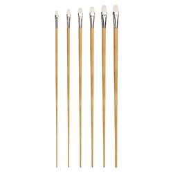 Pinceau plat manche long MAESTRO DA VINCI, série 7106