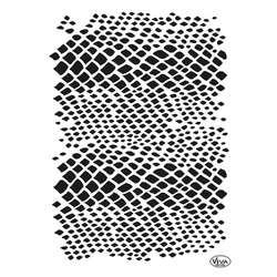 Pochoir universel VIVA DECOR, peau de serpent