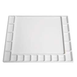 Palette rectangulaire en plastique - 20 x 30cm