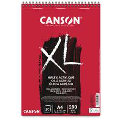 CANSON® XL® Huile & Acrylique Spiralblock