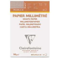 Bloc de papier millimétré CLAIREFONTAINE