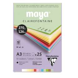 Bloc Maya teintes pastels Clairefontaine