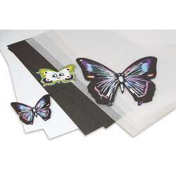 Lot de 30 feuilles de plastique fou (rétractable)