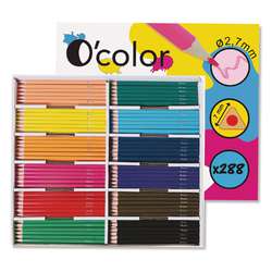 O’color Dreikant-Farbstifte-Schulpackung mit 288 Stiften