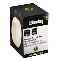 Rouleaux d'adhésif transparent Wonday