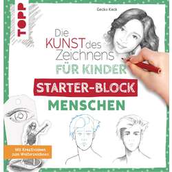 Die Kunst des Zeichnens für Kinder Starter-Block Menschen