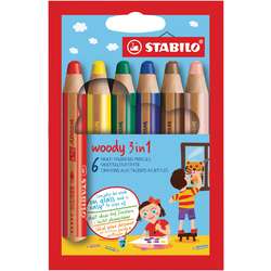 Crayons STABILO® Woody 3 in 1, sets 