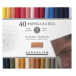 SENNELIER PASTELS À L'ÉCU, Künstler-Pastellkreiden Set  