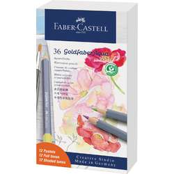 FABER-CASTELL Goldfaber Aqua Aquarellstift, 36er Geschenkset