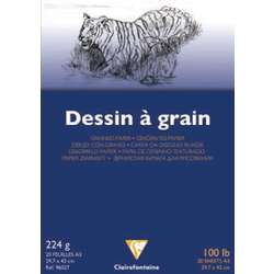 Clairefontaine Zeichenblock Dessin à grain