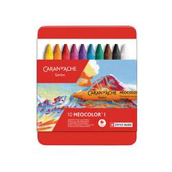 CARAN D'ACHE® NEOCOLOR® I  wasserfeste Wachspastelle in Metall-Etuis