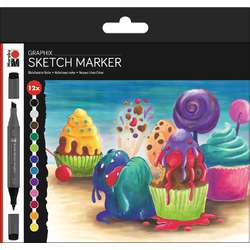 Set de sketch marqueurs MARABU GRAPHIX, Sugar