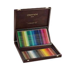Crayons aquarellables - Boite de 12 - Carand'Ache - pas cher