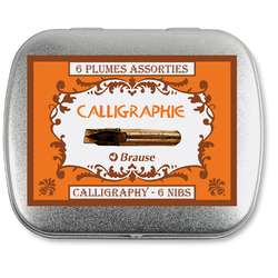 Brause Kalligrafie Bandzugfeder 6er-Set