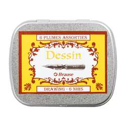 Brause Zeichen- & Schreibfeder 6er-Set