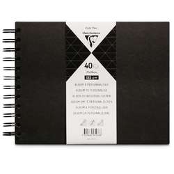 Clairefontaine schwarzes Spiralalbum zum Individualisieren