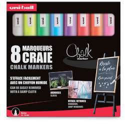 Set de 8 Chalk Markers pointe conique 1,8 - 2,5 mm