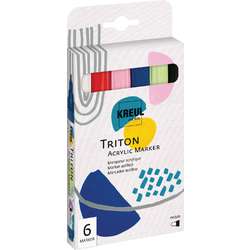 KREUL Triton Acrylic Marker medium 6er-Set