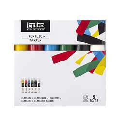 Set de 6 marqueurs Liquitex