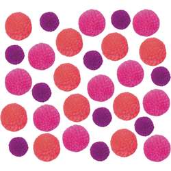 Set de pompons fluo, 30 pièces