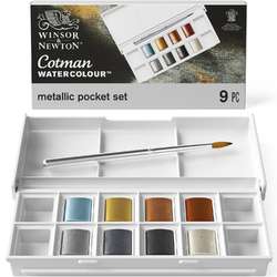 Palette aquarelle métallique Cotman Winsor & Newton