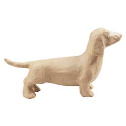 Basset S en papier mâché DÉCOPATCH