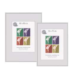 GERSTAECKER Alu-Wechselrahmen schmal mit Polystyrolglas