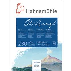Hahnemühle Öl-/ Acryl 230 g/qm Öl-und Acrylmalblock