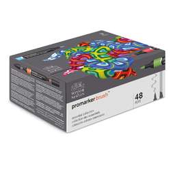 Coffret de 48 marqueurs Promarker Brush