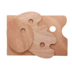 Palette de peintre en bois