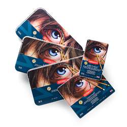 Set de crayons de couleur à l´huile 100% DERWENT